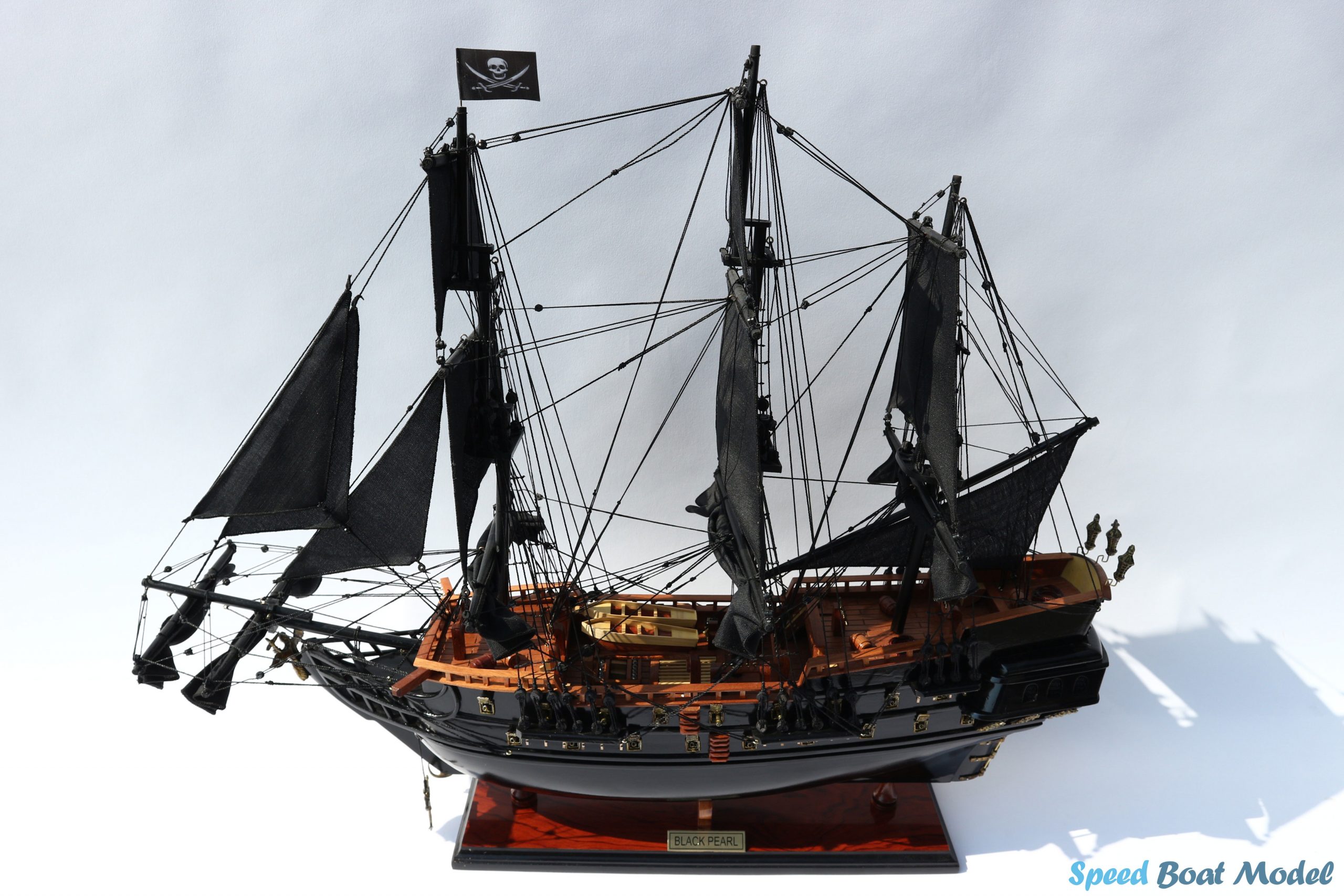 Black Pearl Tall Ship Model