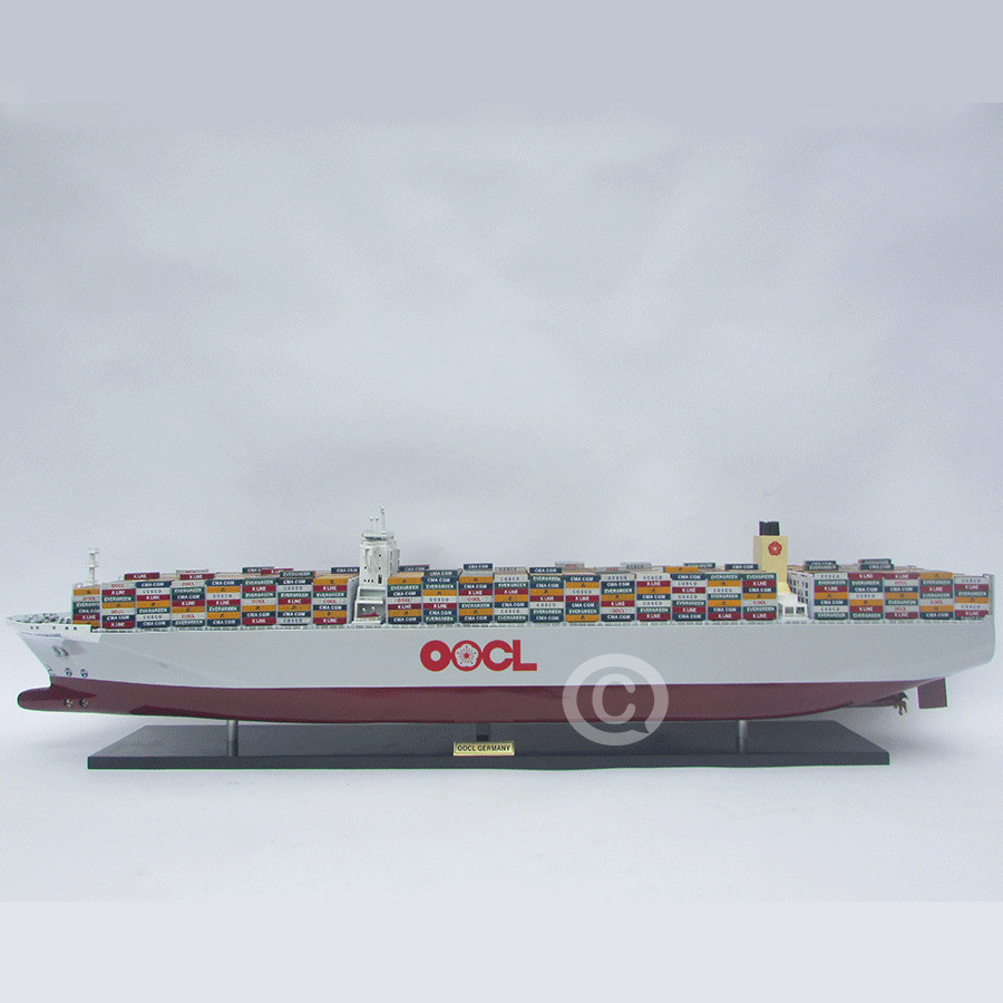 Commercial Ship Oocl Germany Model Lenght 100