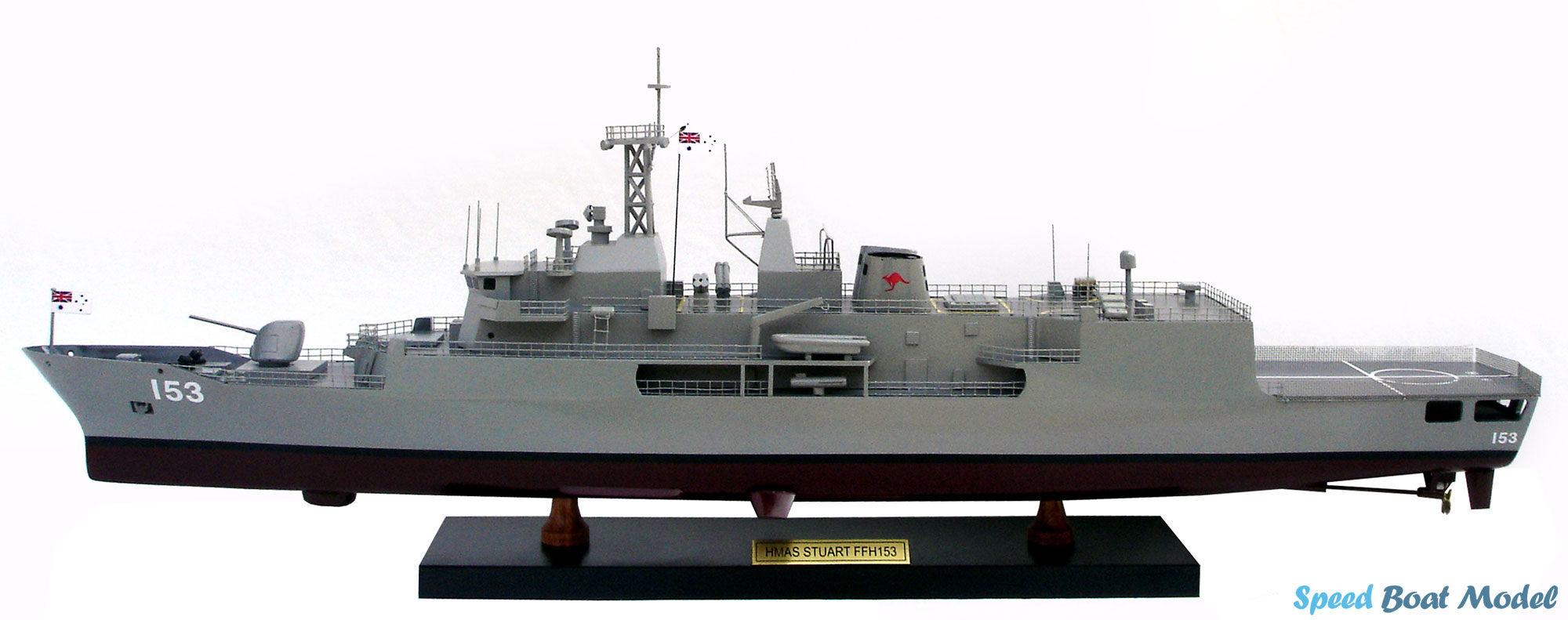 Hmas Stuart Ffh 153 Warship Model 31.5"