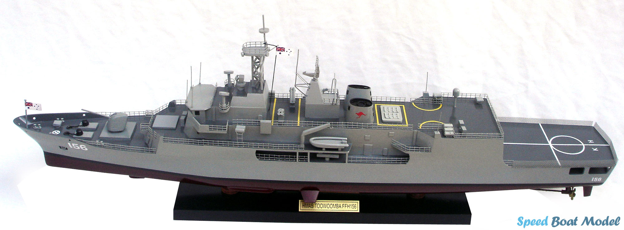 Hmas Toowoomba Ffh 156 Warship Model 31.5"