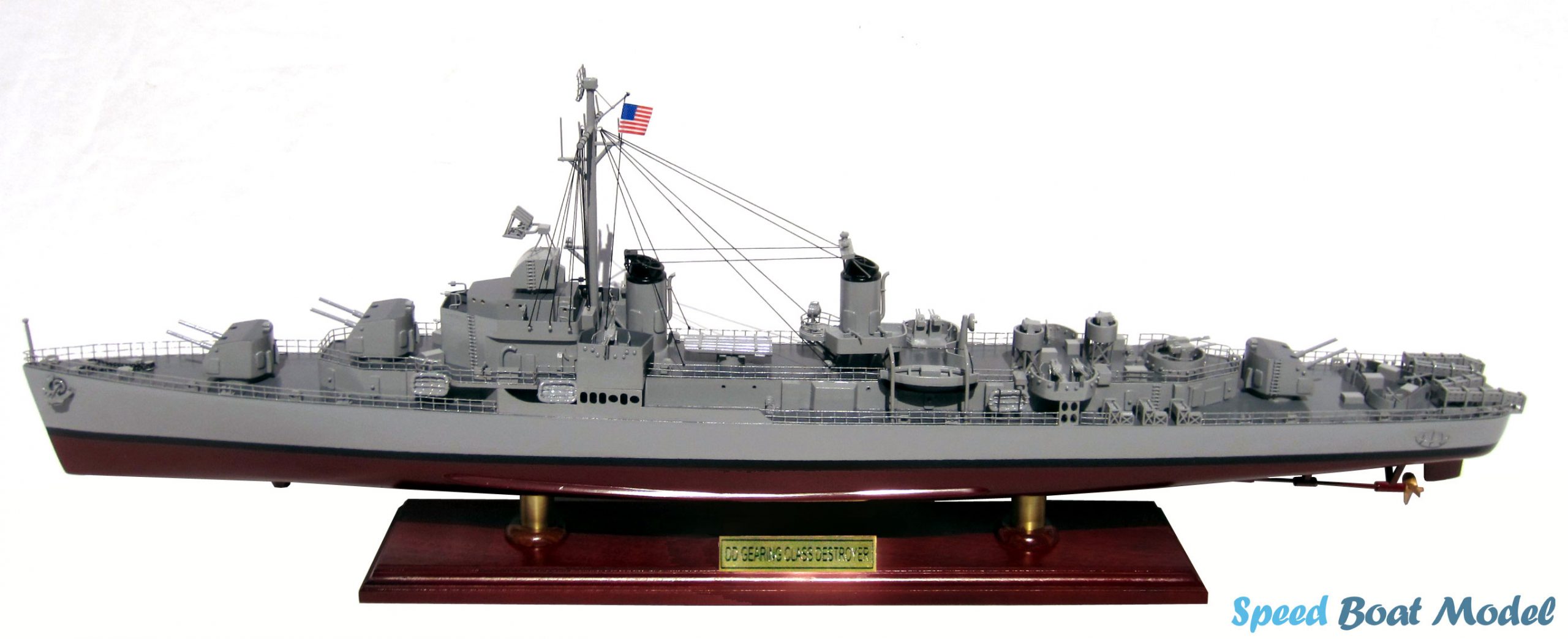 Uss Gearing Class Fletcher Warship Model 39.3
