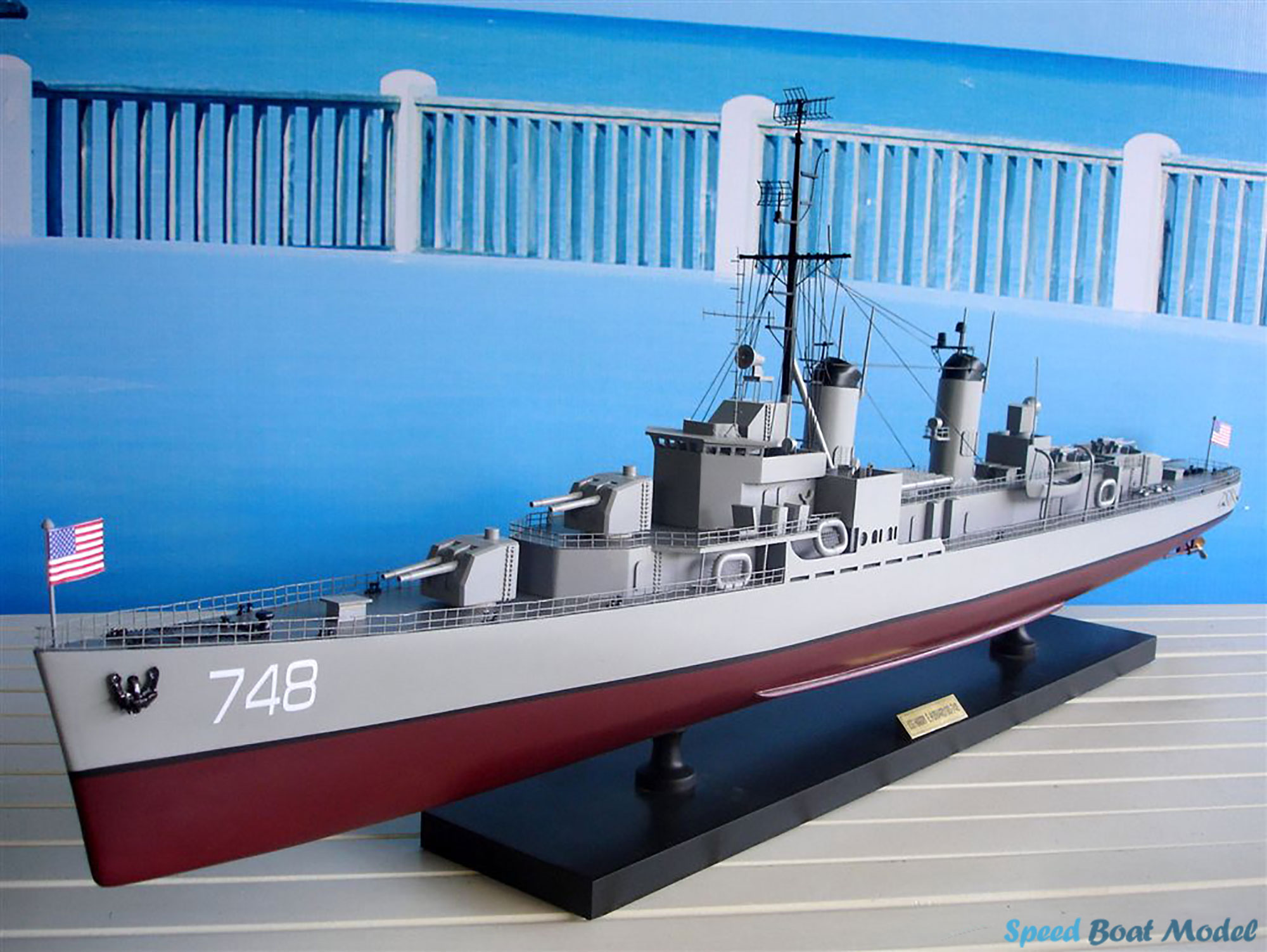 Uss Harry E. Hubbard Warship Model 39.3