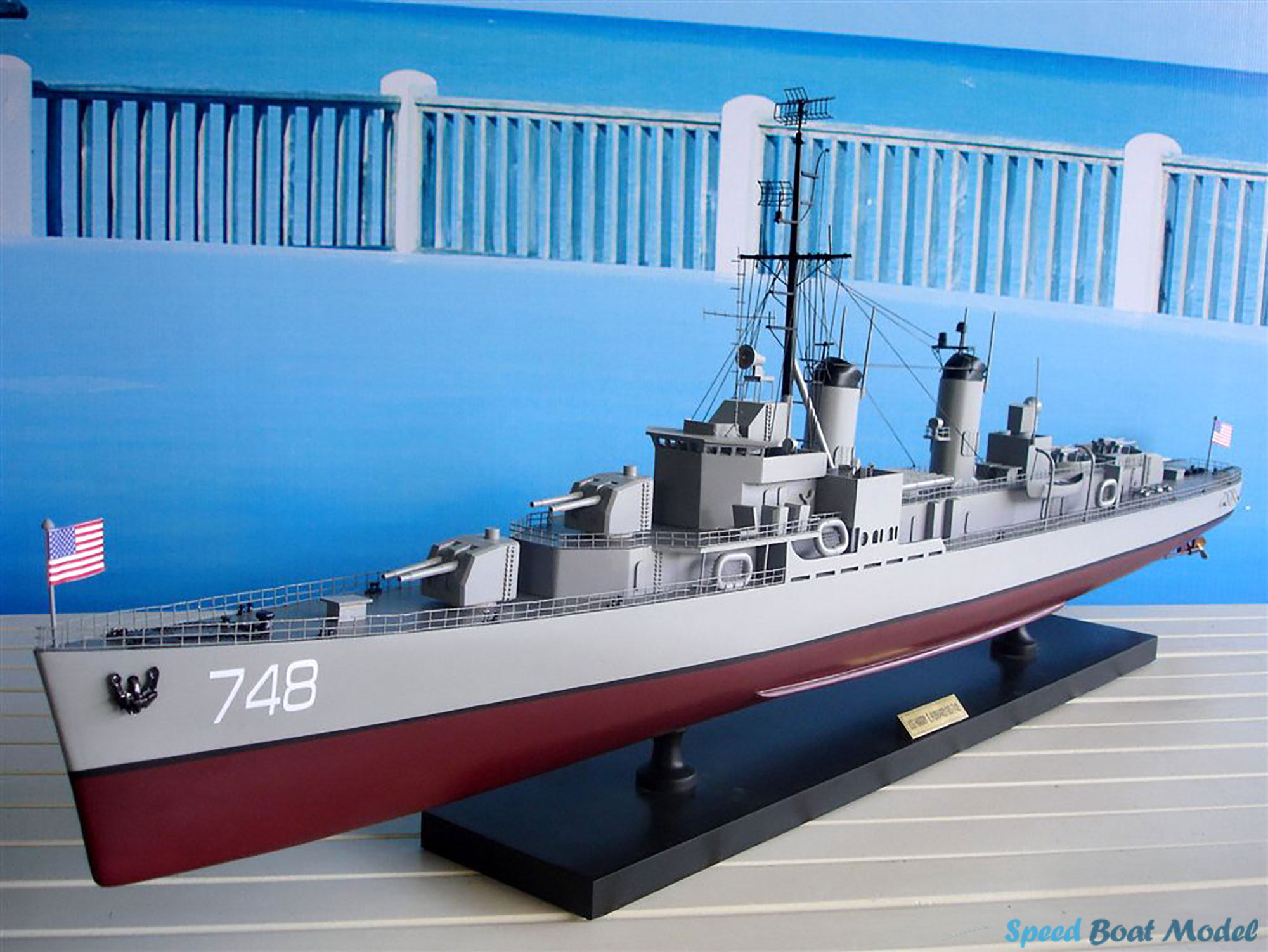 USS Harry E. Hubbard Warship Model 39.3"