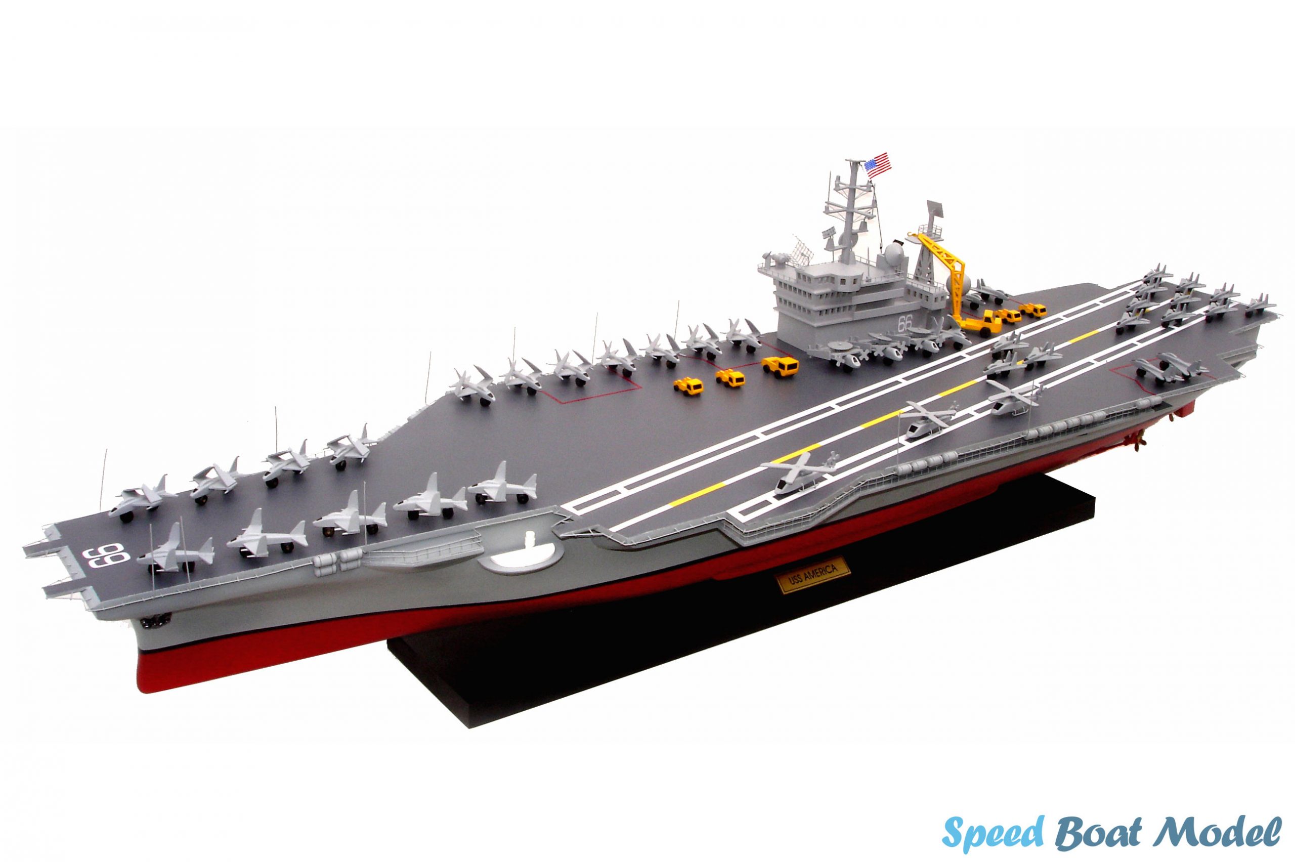 Uss America Cv 66 Warship Model 39.3"