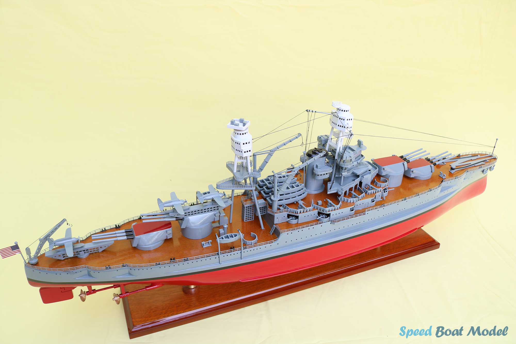 Uss Arizona Battleship Model 39.3" - War Ship Model