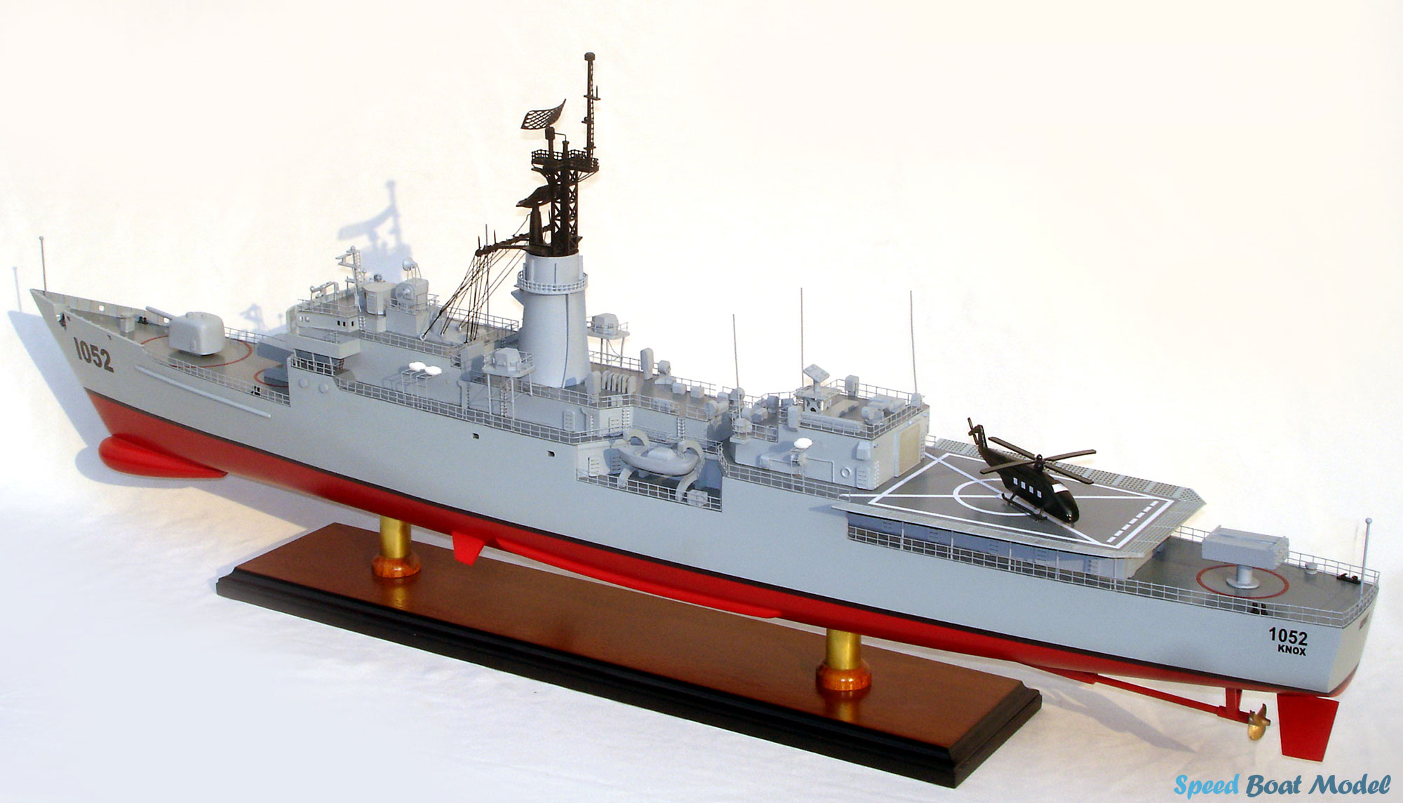 Uss Knox Warship Model 35.4"