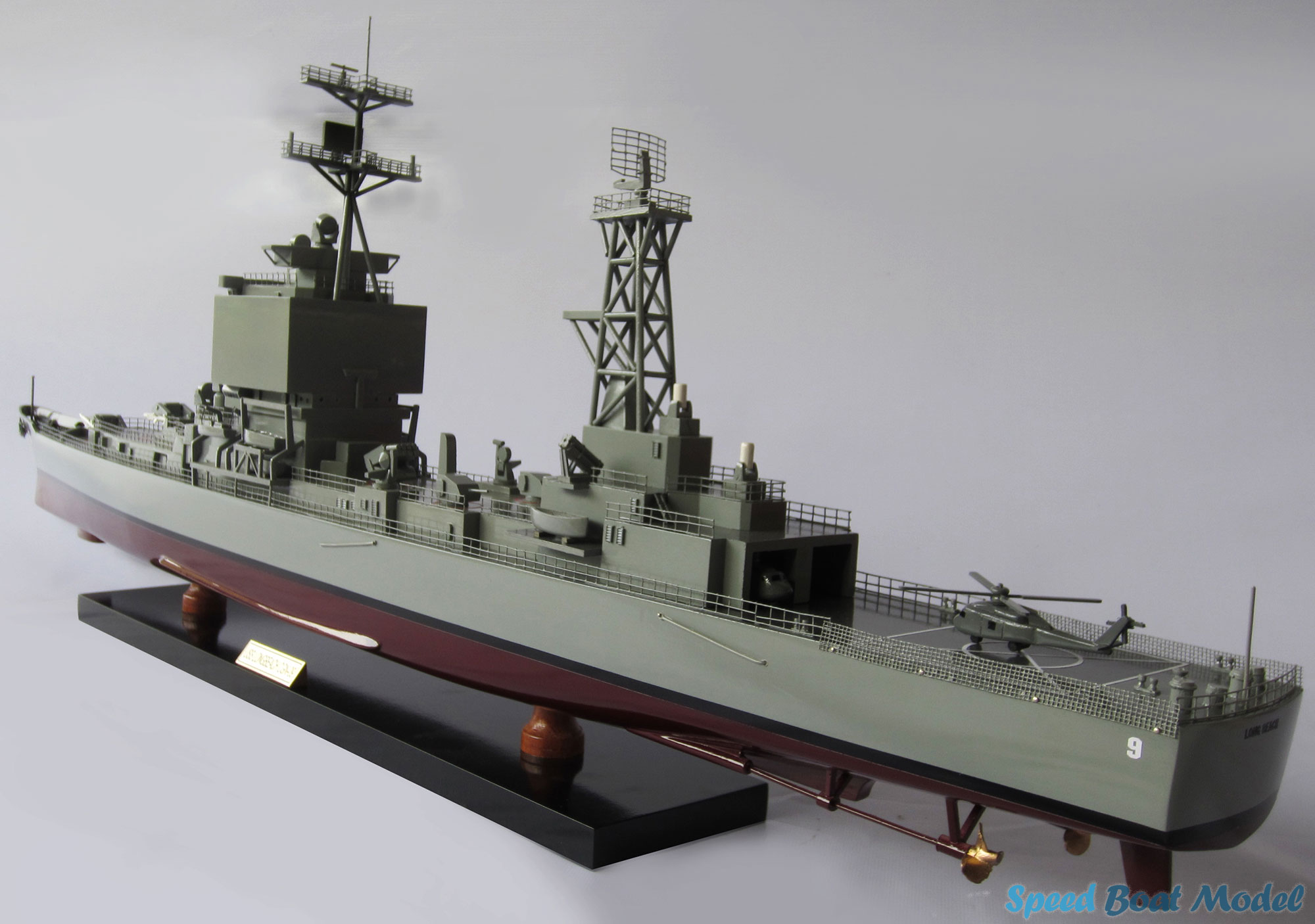 Uss Long Beach Warship Model 39.3"