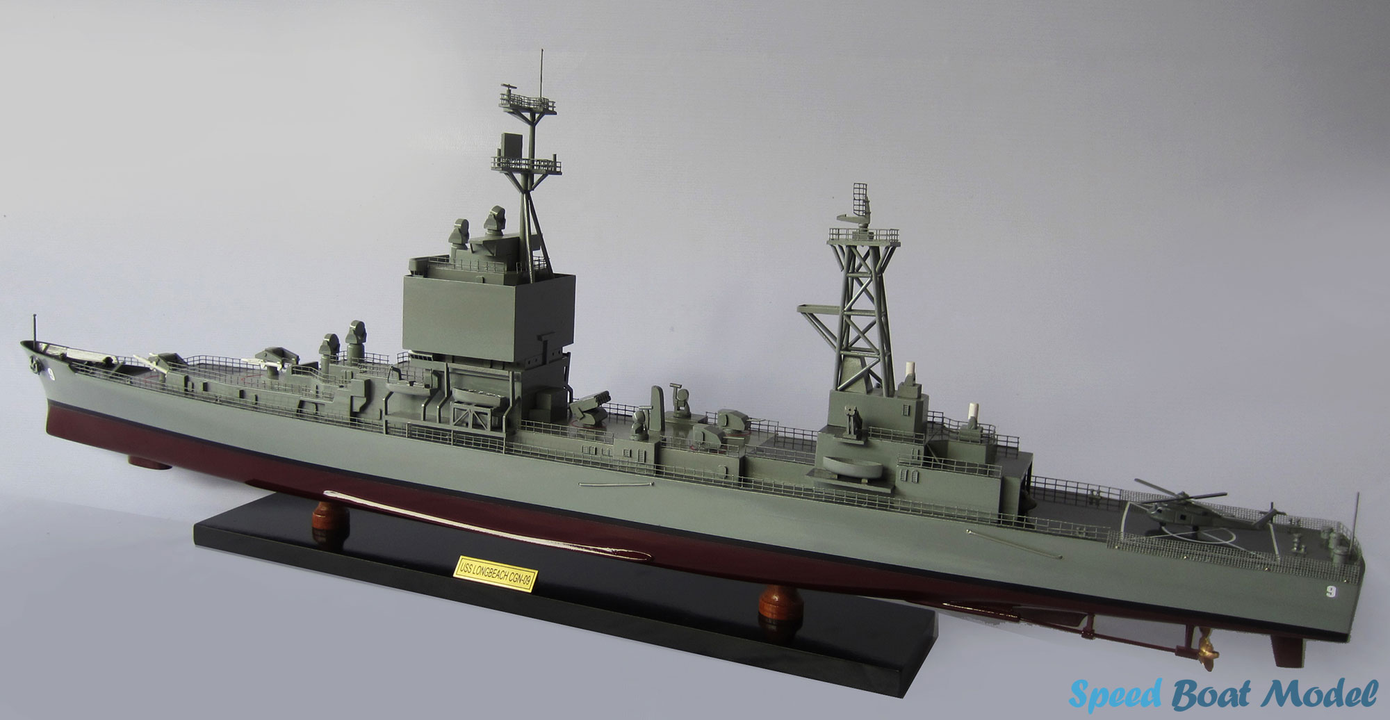 Uss Long Beach Warship Model 39.3