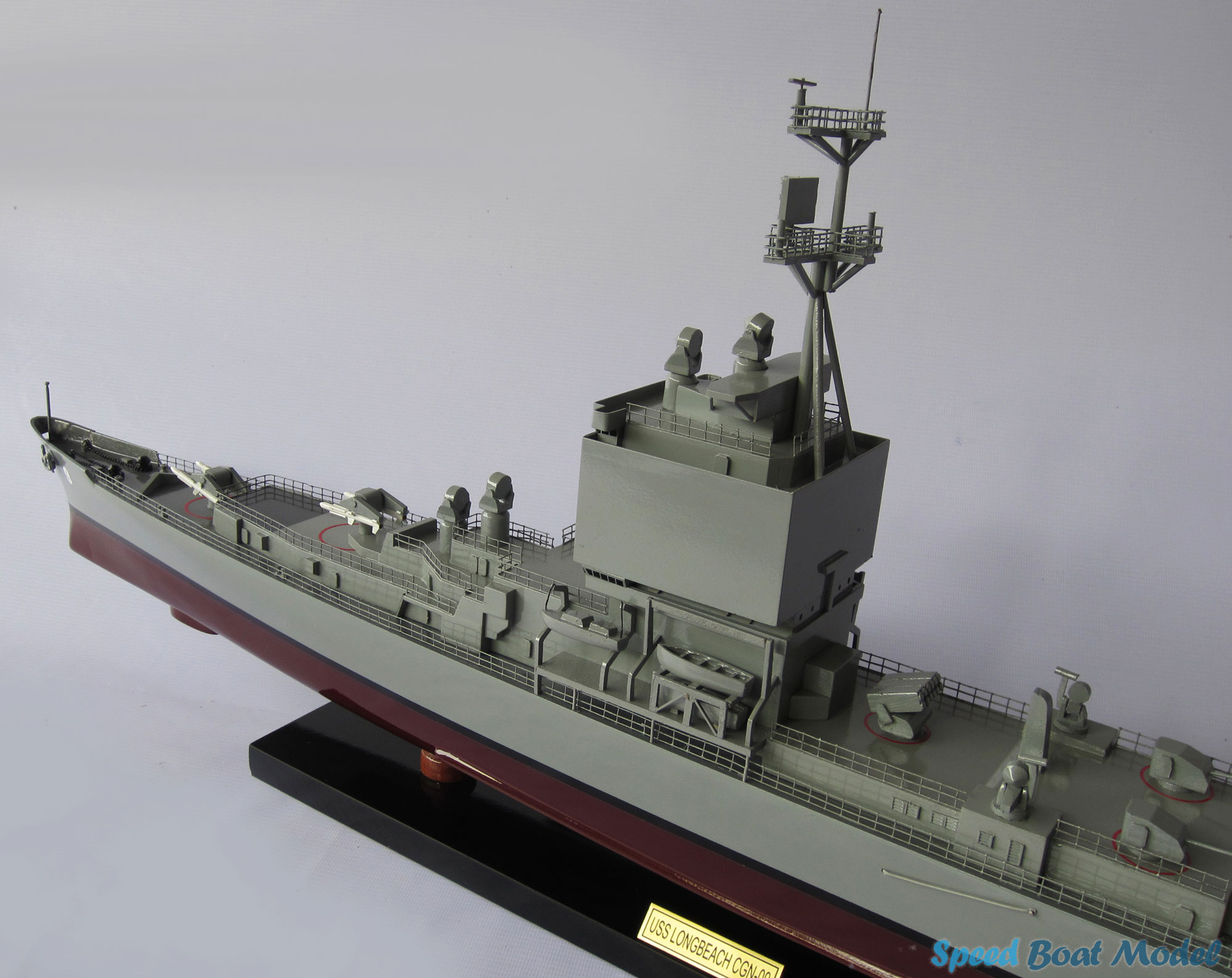 Uss Long Beach Warship Model 39.3"