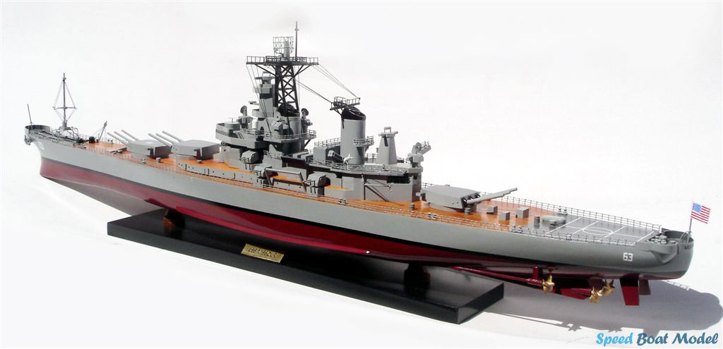 Uss Missouri (Bb-63) Warship Model 39.3" 17 Uss Missouri (bb-63) Warship Model 39.3