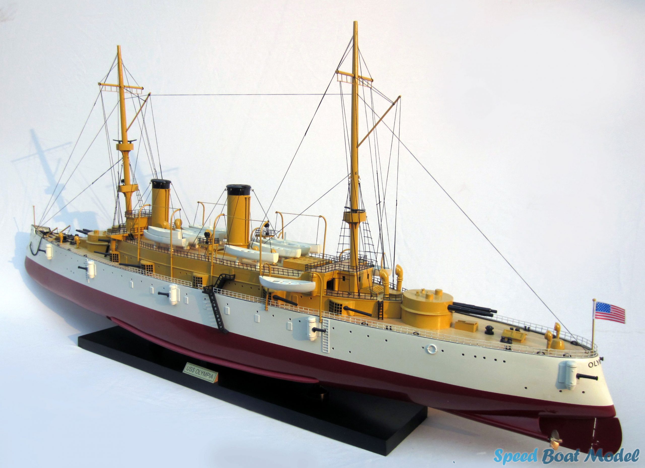 Uss Olympia Warship Model