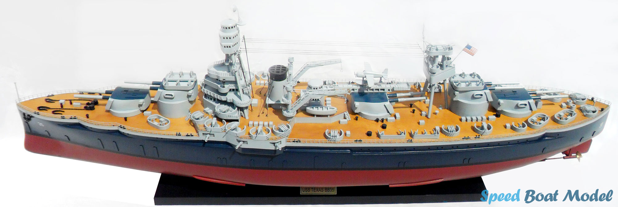 Uss Texas (bb-35) Warship Model