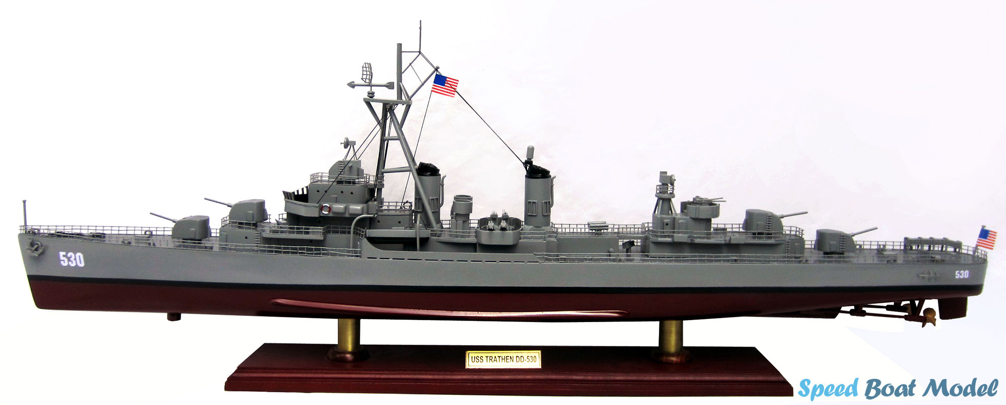 Uss Trathen Dd-530 Warship Model 31.5