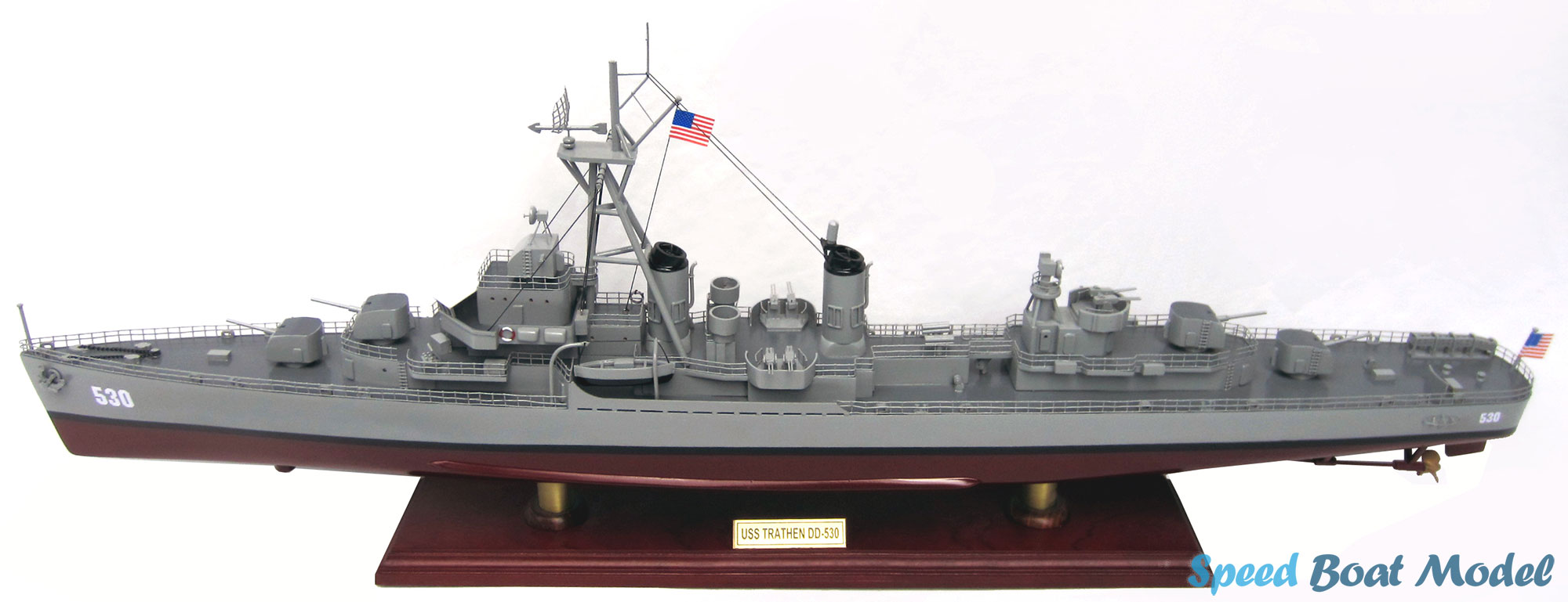 Uss Trathen Dd-530 Warship Model 31.5