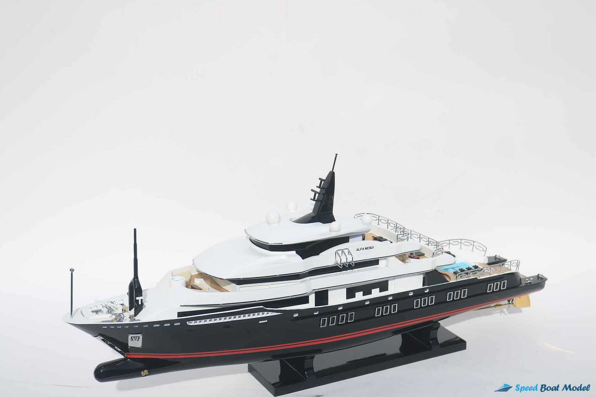Alfa Nero Modern Yacht Model (11) Speed Boad Model