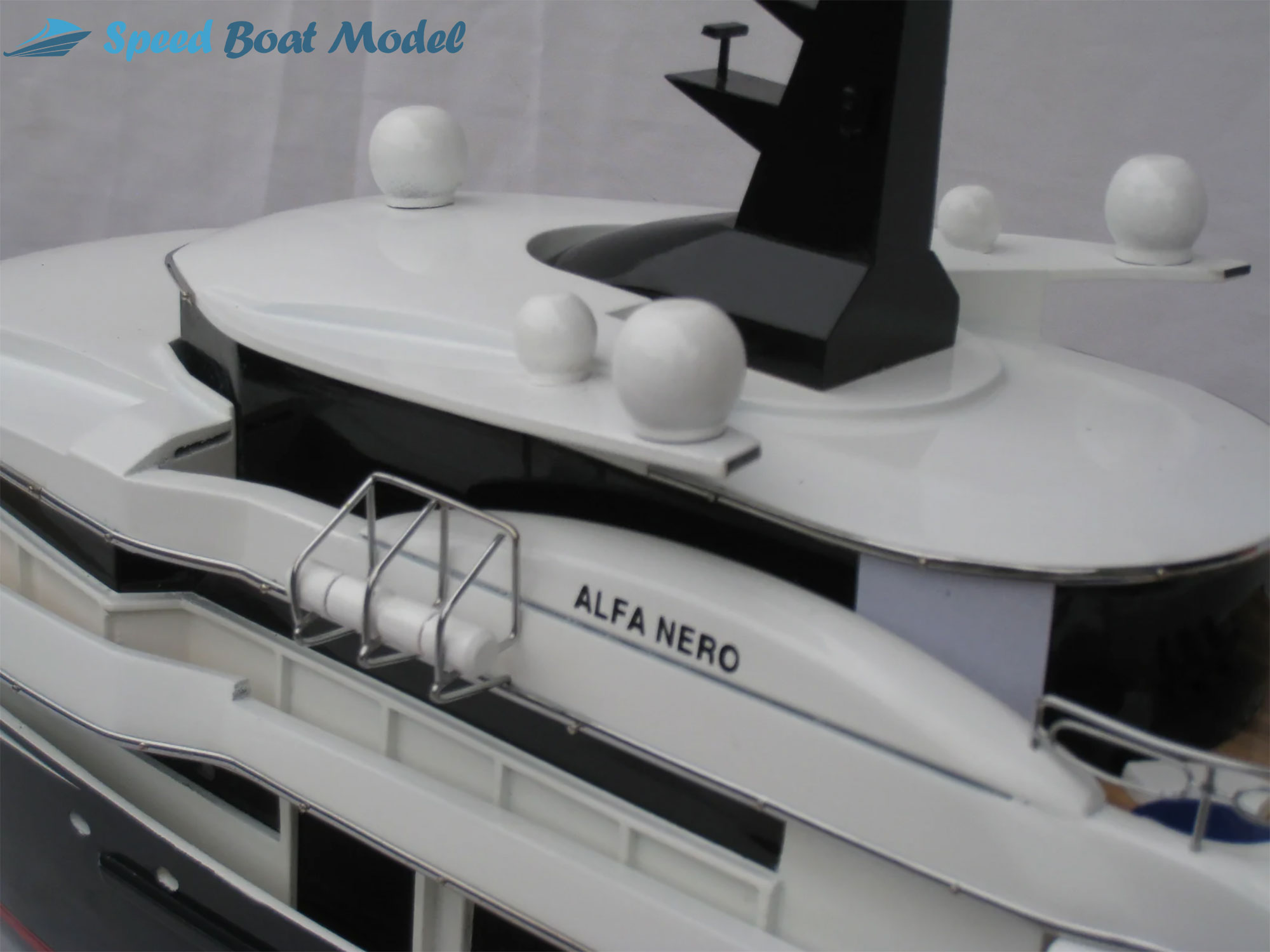 Alfa Nero Modern Yacht Model