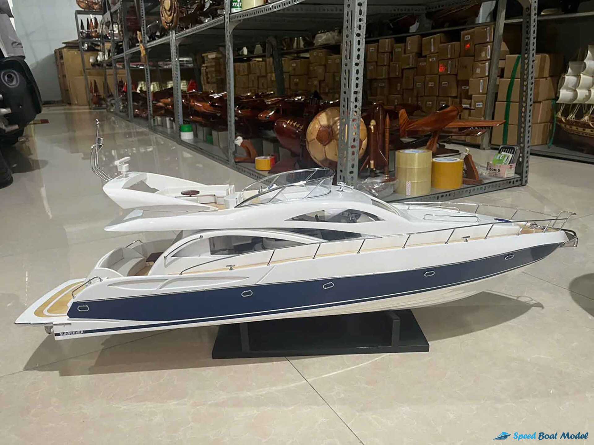 Sunseeker Manhattan 64 Modern Yacht Model (12) Speed Boad Model