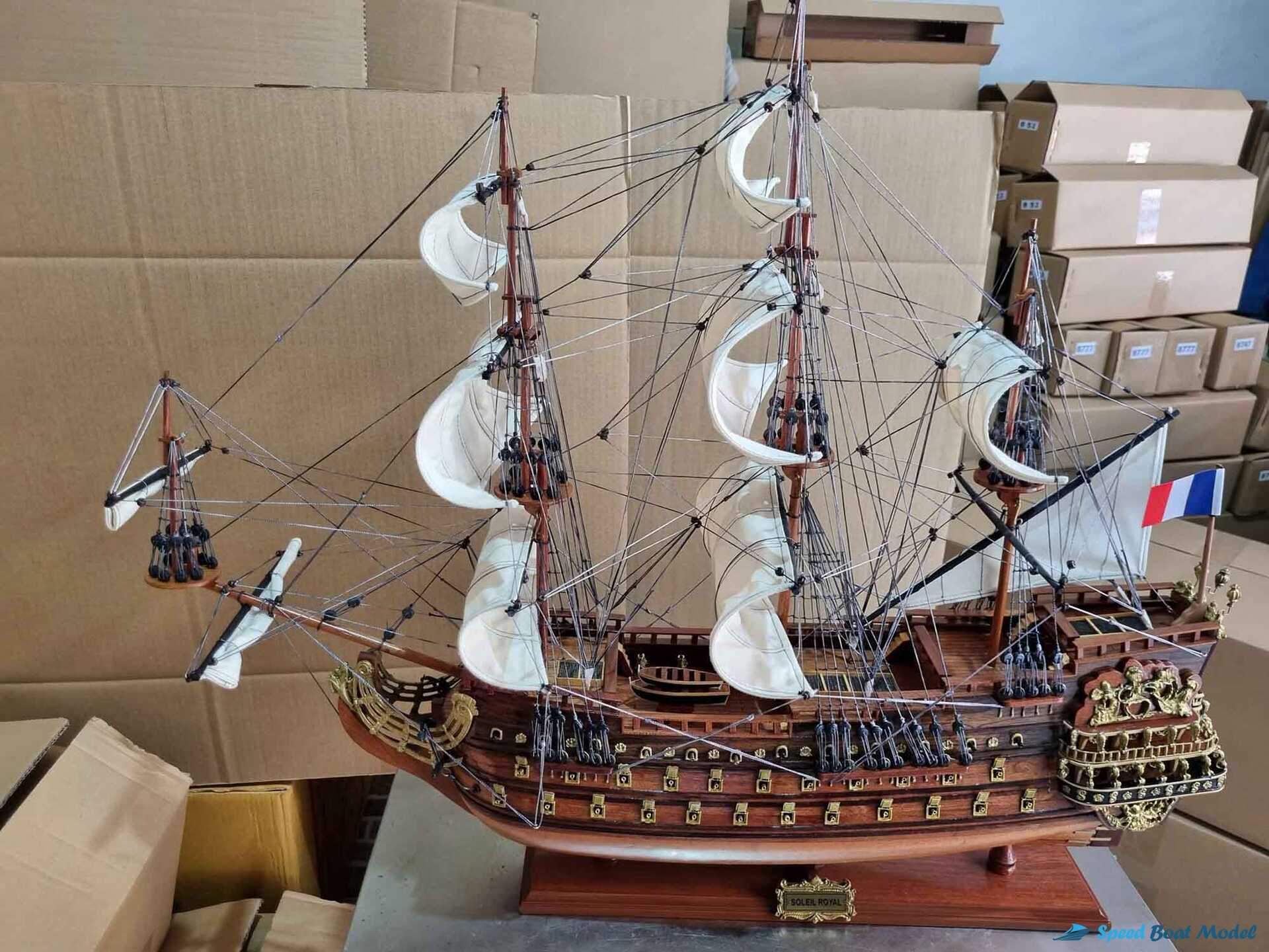 Royal Louis Tall Ship Model 23.6" 8 Royal Louis Tall Ship Model (3) Speed Boad Model
