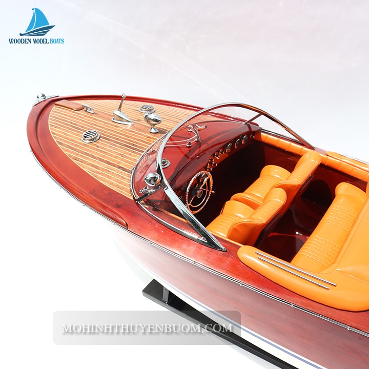 Riva Aquarama Orange Model Speed Boat Model
