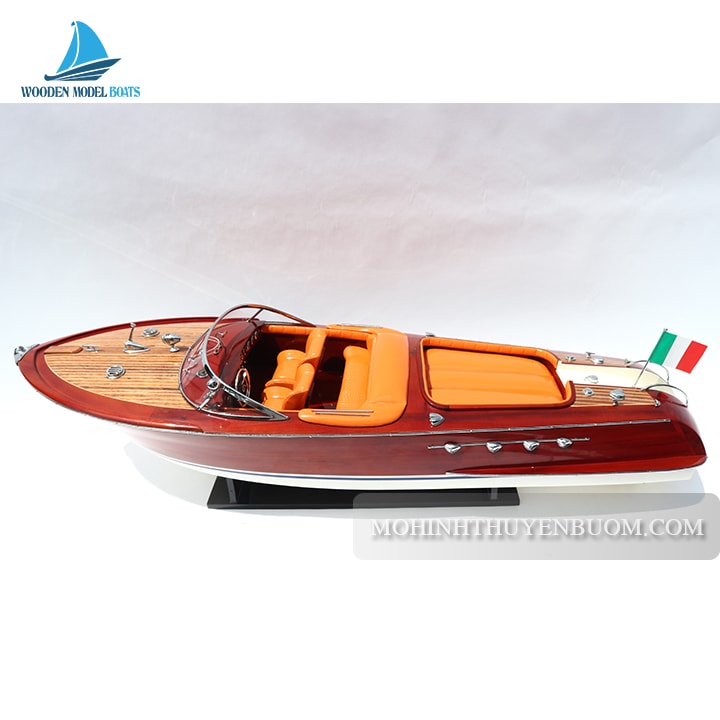 Riva Aquarama Orange Model Speed Boat Model