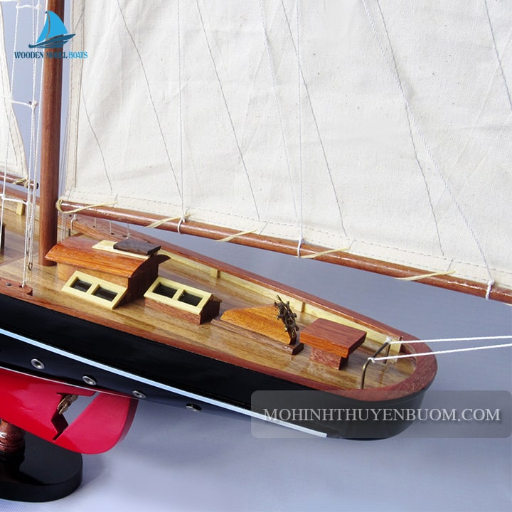 Sailing Boat Atlantic Painted Model