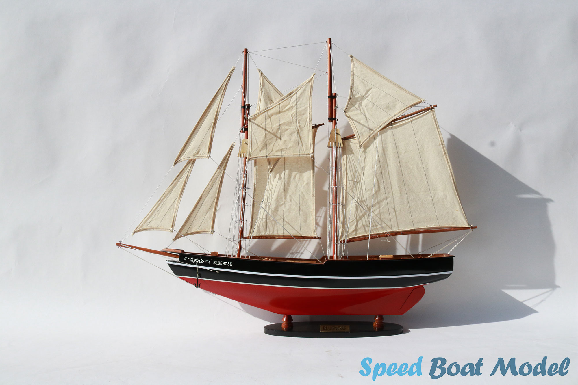 Bluenose Painted Sailing Boat Model 31.4"