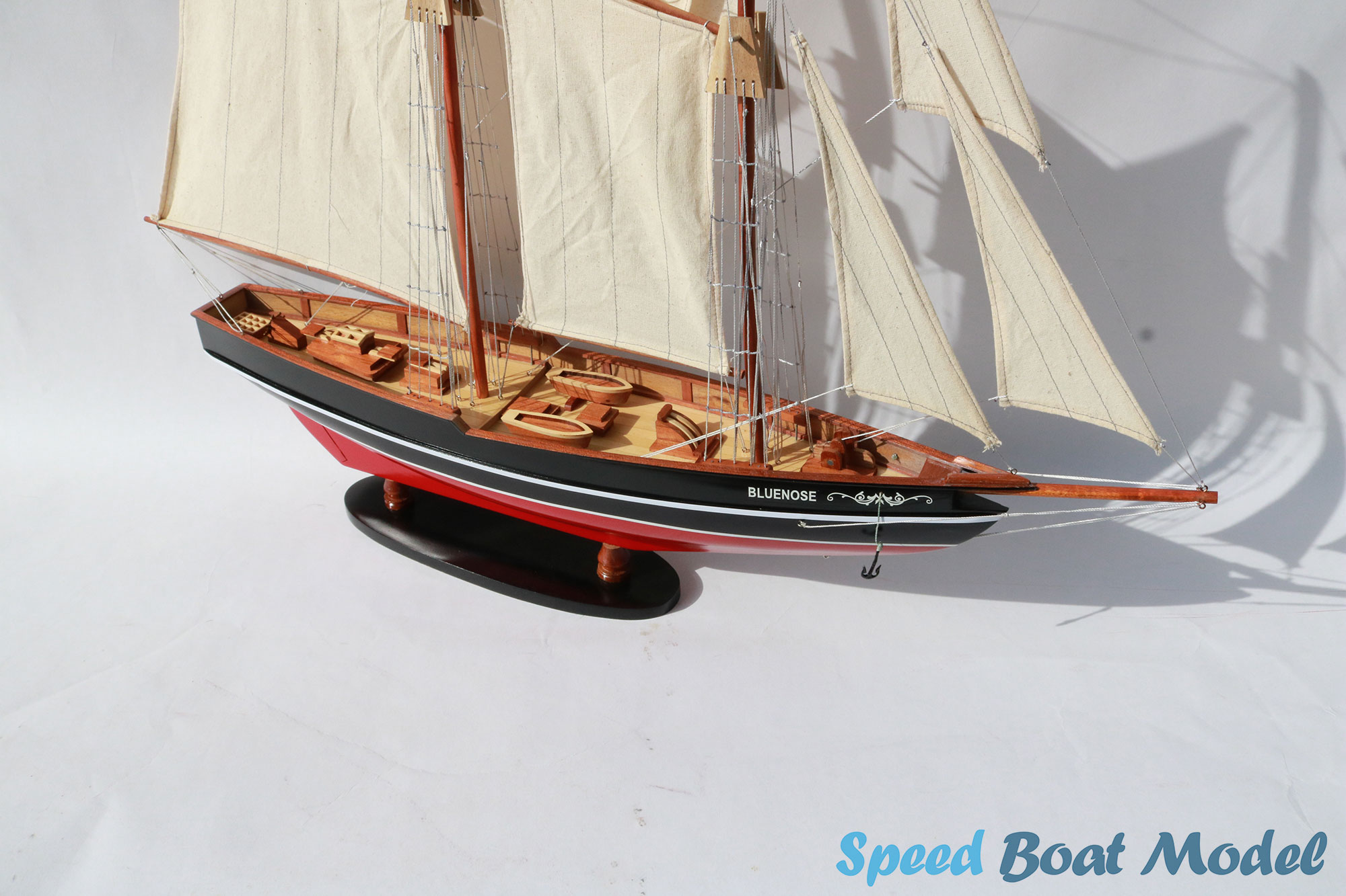 Bluenose Painted Sailing Boat Model 31.4"
