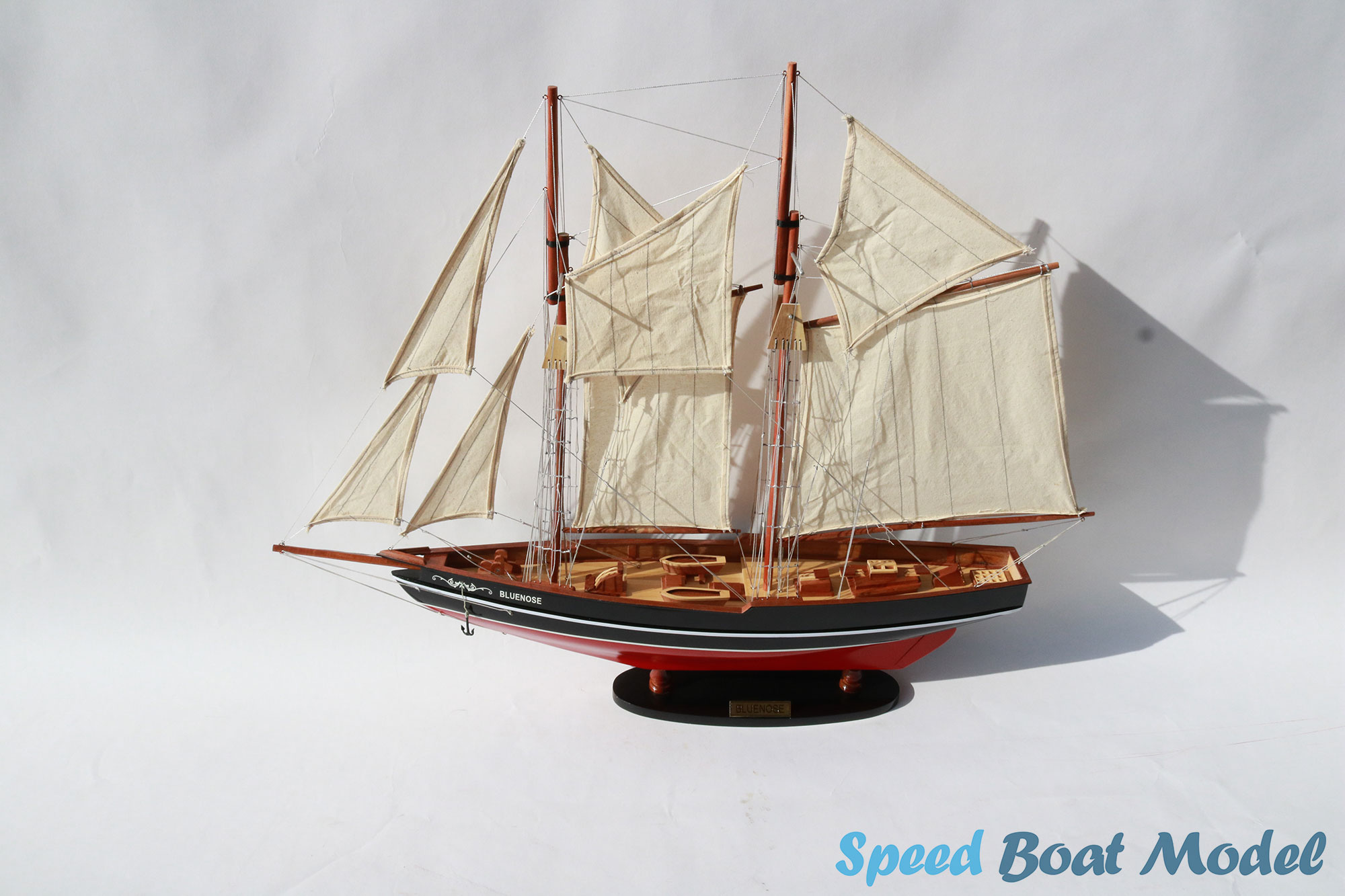 Bluenose Painted Sailing Boat Model 31.4"