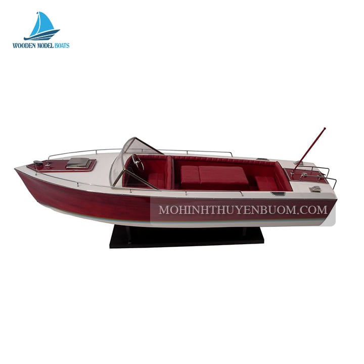 Classic Speed Boat Chris Craft 18 Century Resorter Model