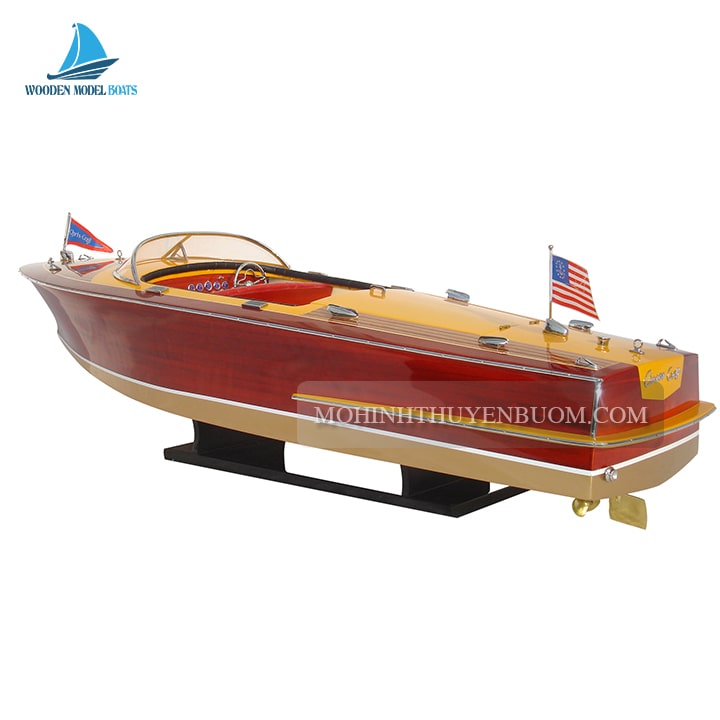 Classic Speed Boat Chris Craft Capri 1955 Model