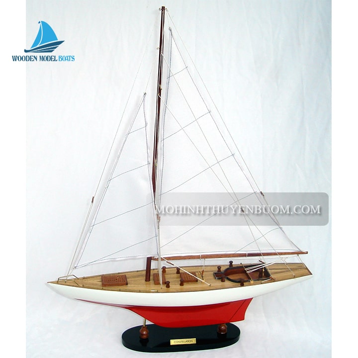 Sailing Boat Constellation Painted Model