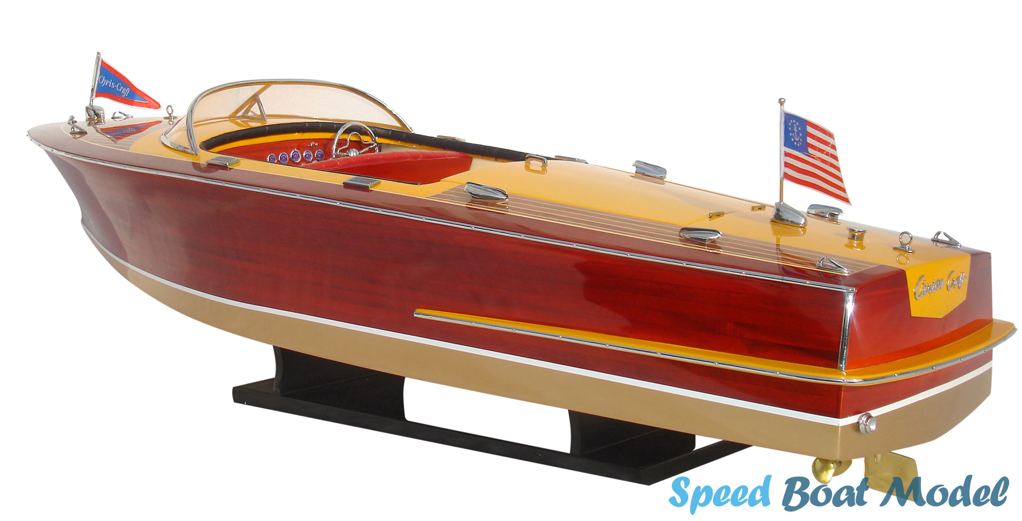 Chris Craft Capri 1955 Boat Model 27.5" 21 Chris Craft Capri 1955 Boat Model 27.5