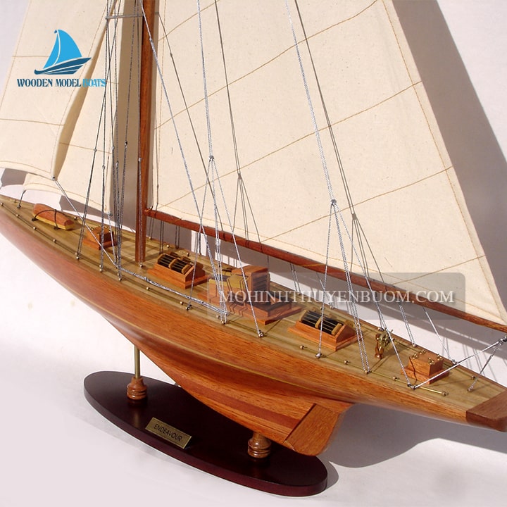 Sailing Boat Endeavour Wood Model