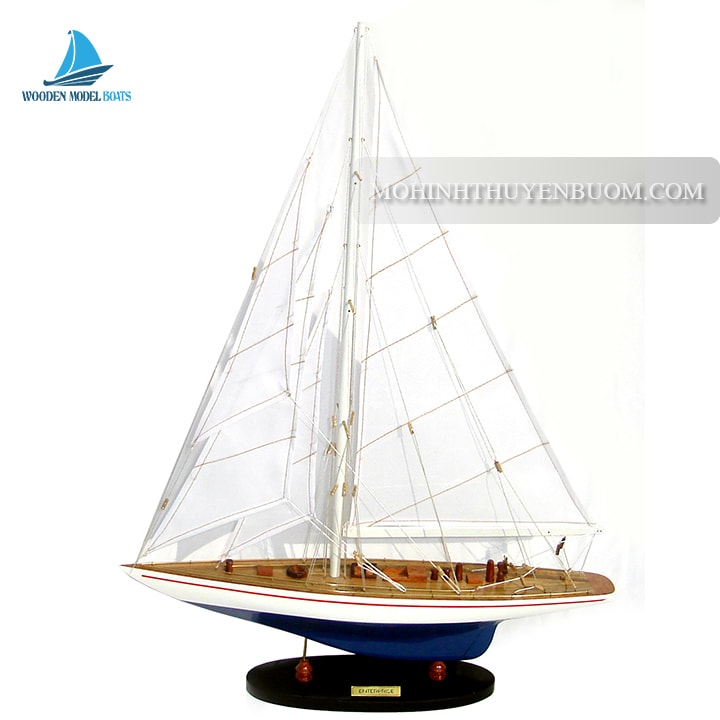 Sailing Boat Enterprise Painted Model