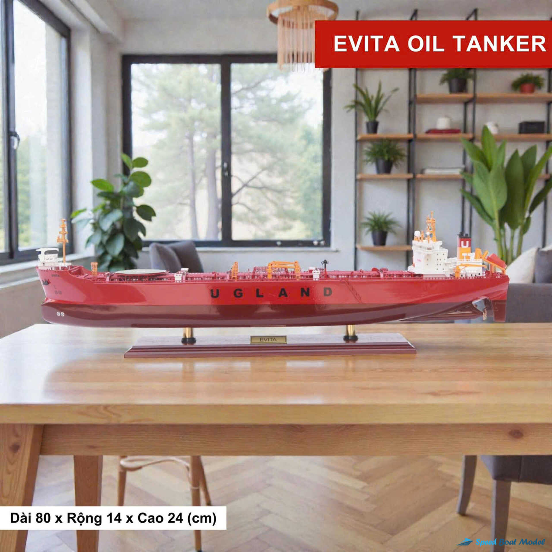 Evita Oil Tanker Commercial Ship Model Speed Boad Model