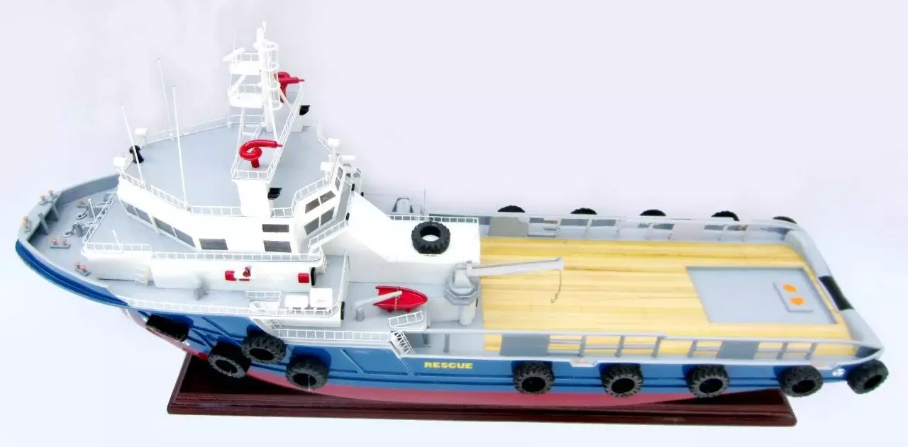 Fishing Boat Offshore Support Vessel Model Lenght 70 cm 12 Fishing Boats Offshore Support Vessel Model 70l X 19w X 31h (1)