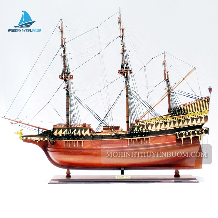 Tall Ship Golden Hind Model
