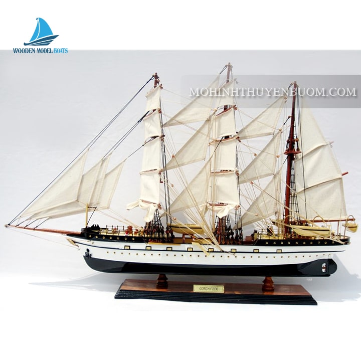 Tall Ship Gorch Fock II Painted Model