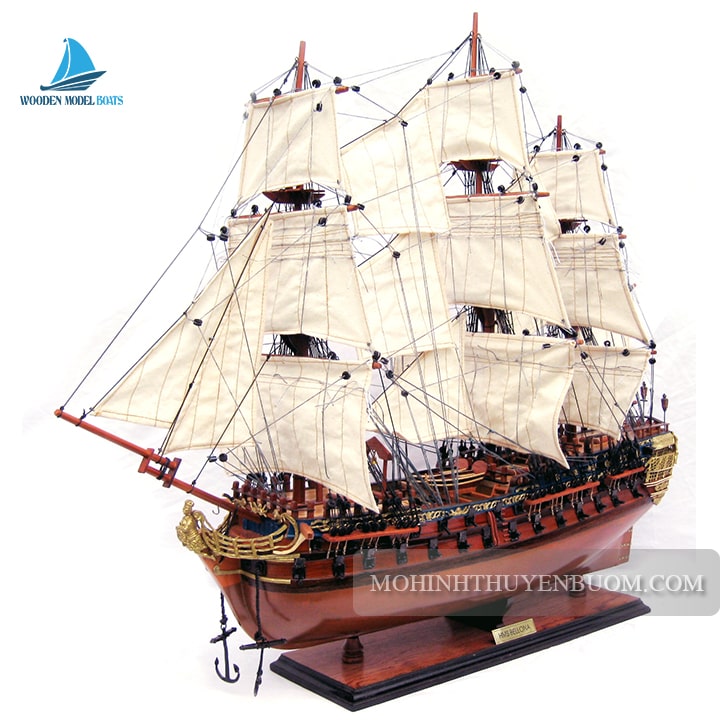 Tall Ship Hms Bellona Model