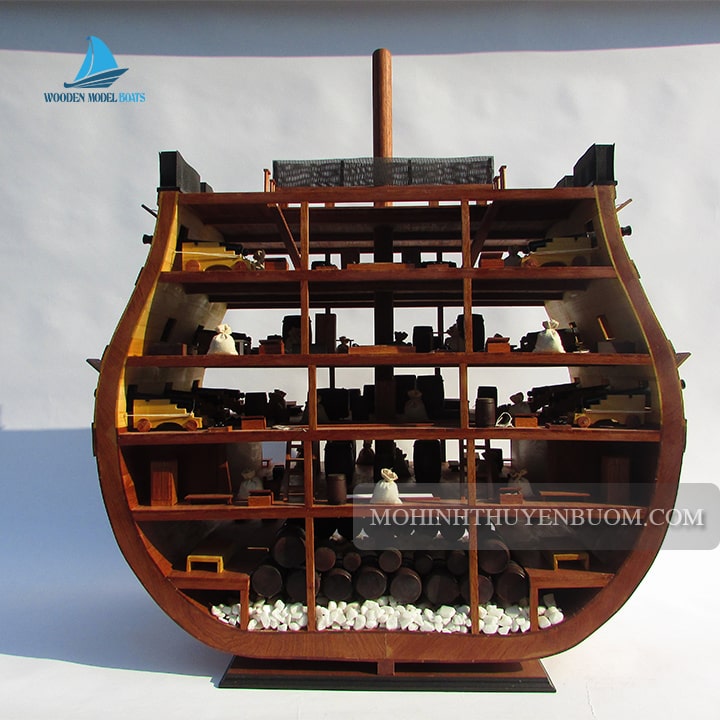 Wooden Shelf Hms Victory Cross Section Lenght 12