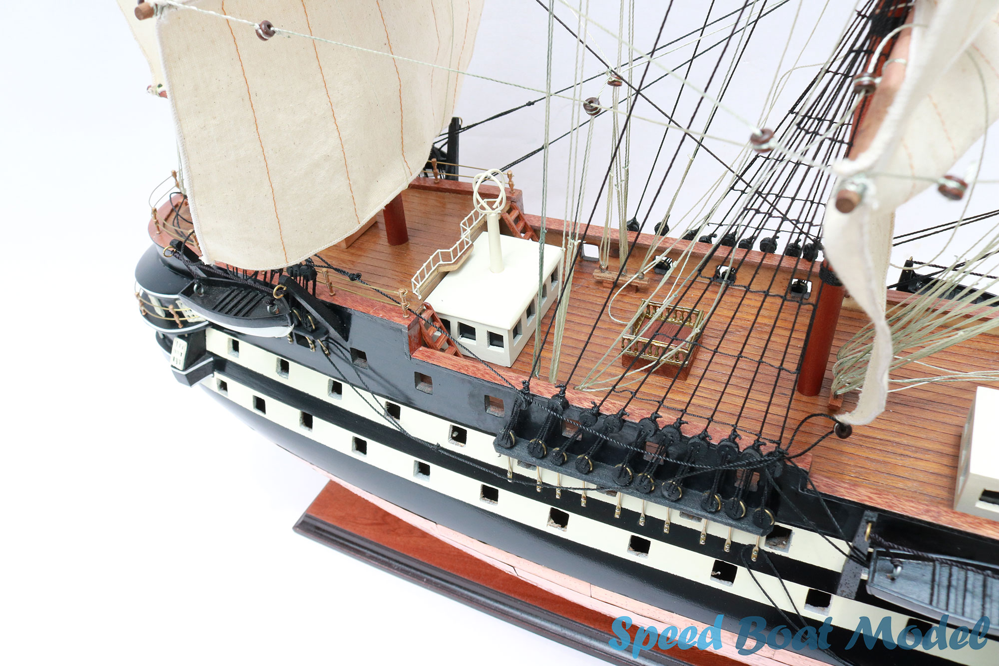 Hms Conway Tall Ship Model 31.4"/ 37.7"