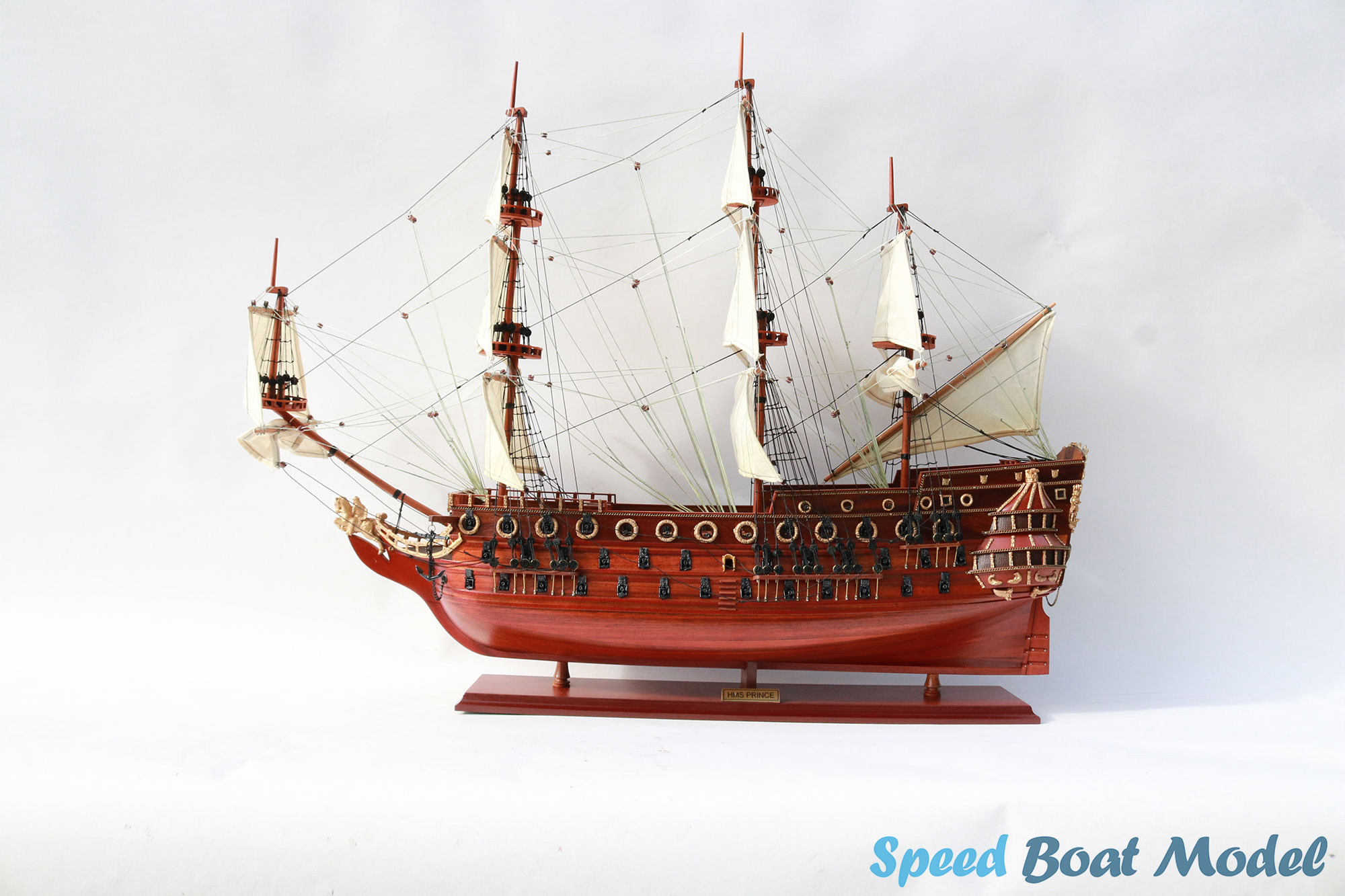 Hms Prince Tall Ship Model 37"