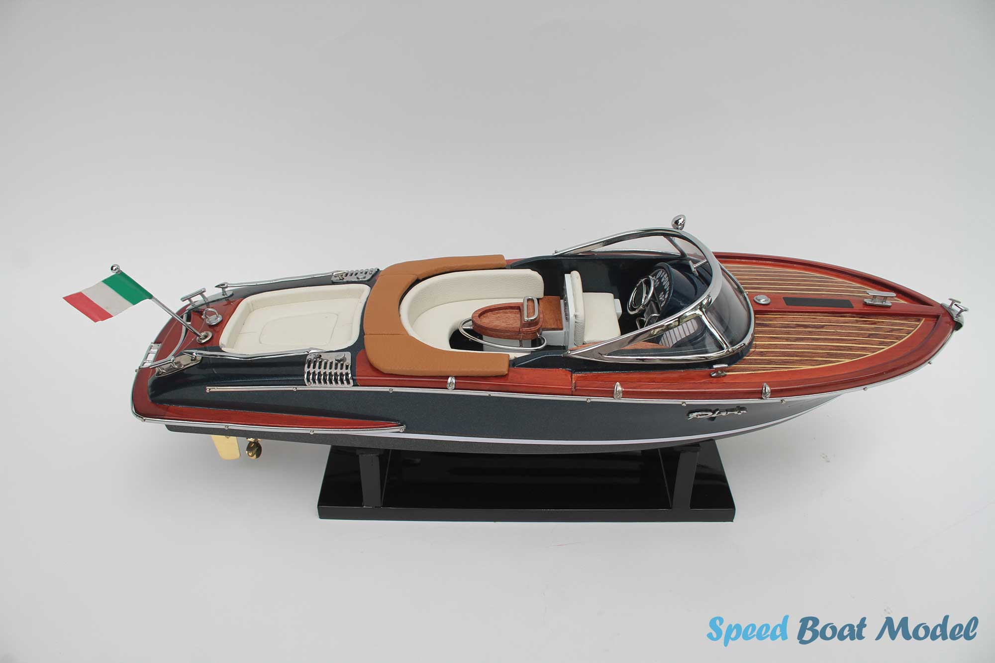 Italian Riva Aquariva Gucci Speed Boat Model 16.5"