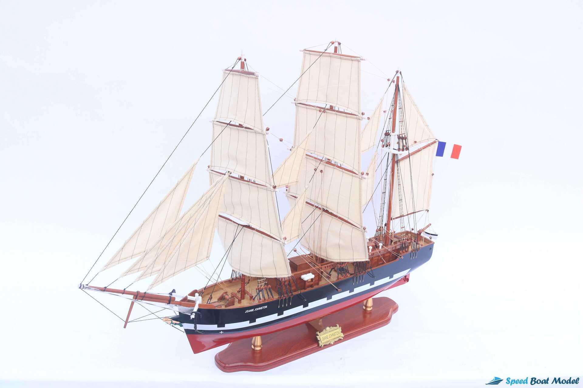 Jeanie Johnston Tall Ship Model (5) Speed Boad Model