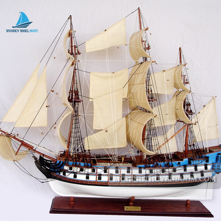 Tall Ship Le Protecteur Painted Model Lenght 78