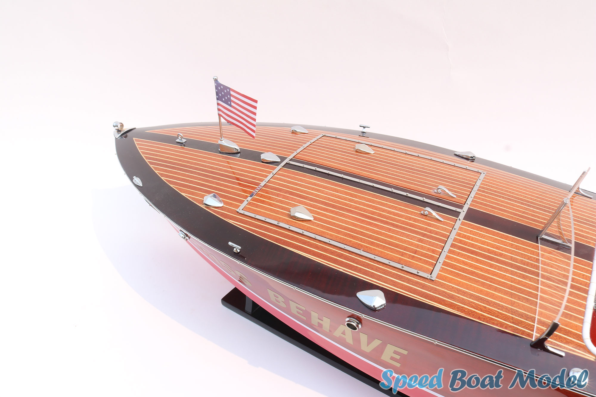 Miss Behave Classic Speed Boat Model 31.4"