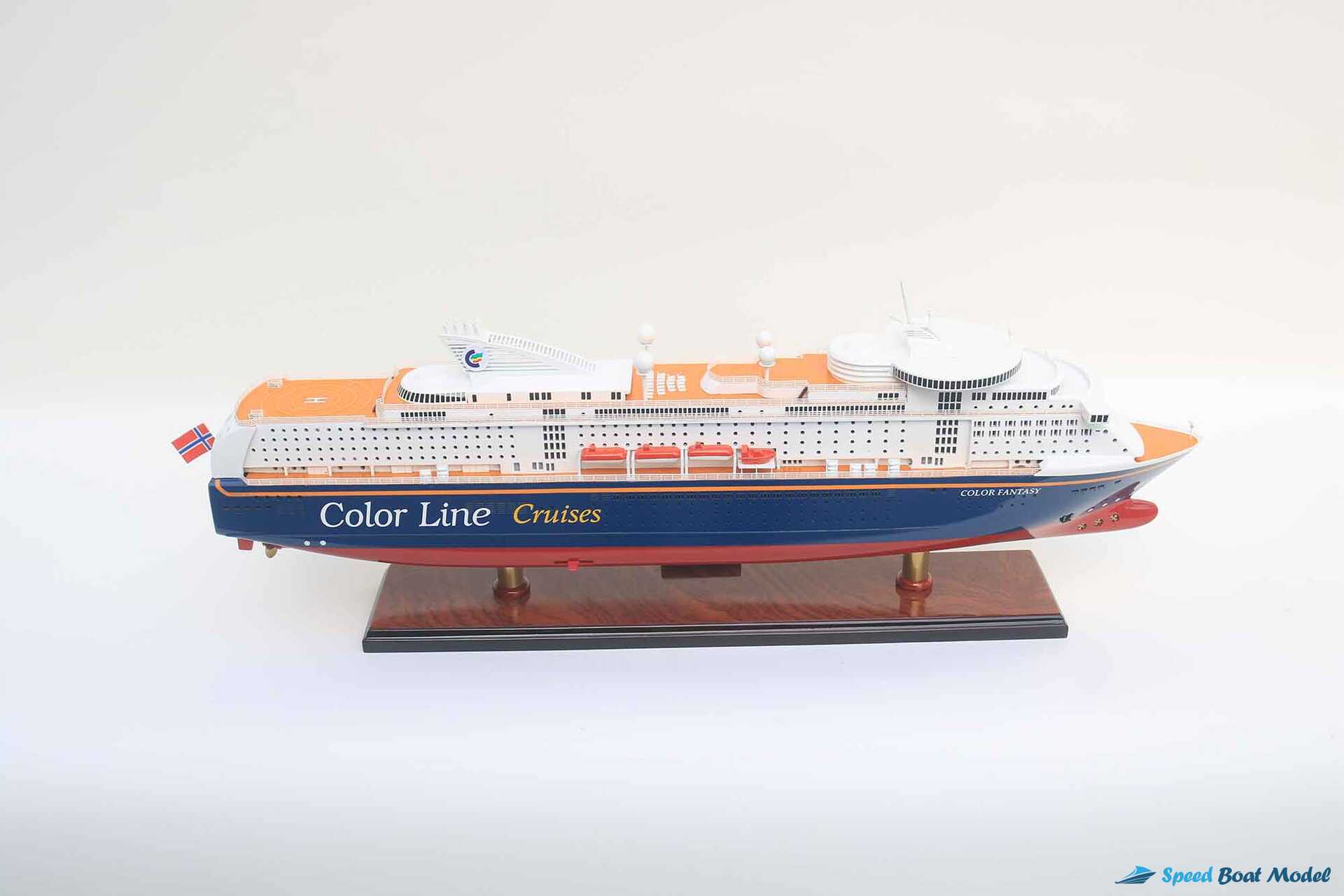 Ms Color Fantasy Cruise Ship Model (12) Speed Boad Model Ms Color Fantasy Cruise Ship Model (12) Speed Boad Model