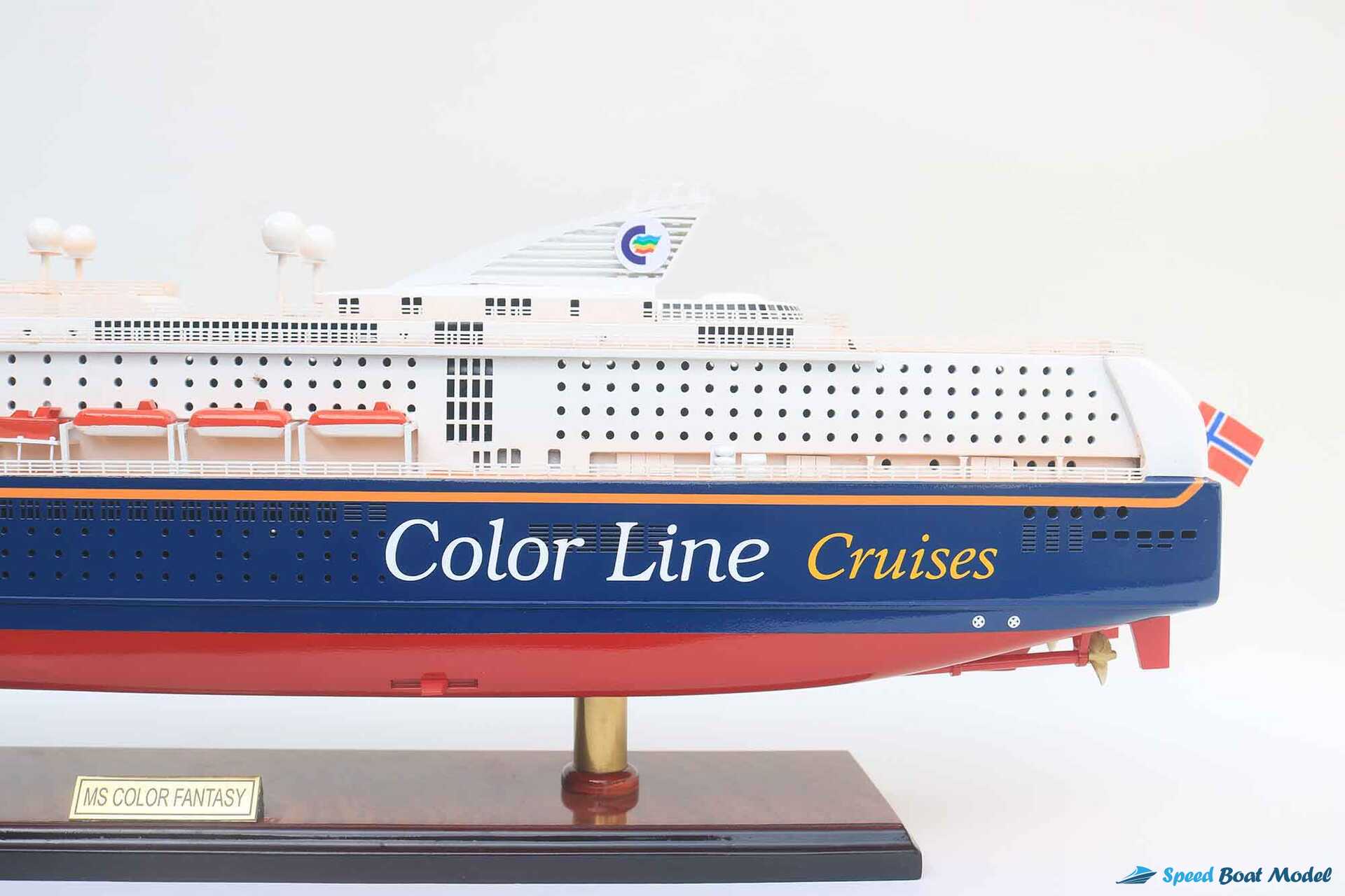 Ms Color Fantasy Cruise Ship Model (13) Speed Boad Model Ms Color Fantasy Cruise Ship Model (13) Speed Boad Model