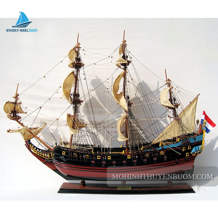 Tall Ship Prins Willim Model Lenght 80