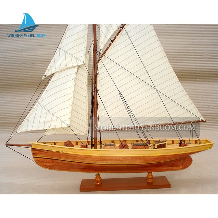 Sailing Boat Puritan Wood Model Lenght 60